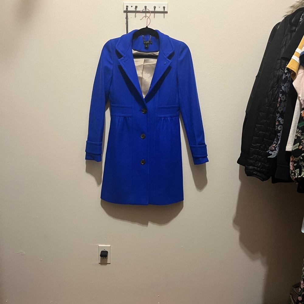 J. Crew Royal Blue Women's Pea Coat